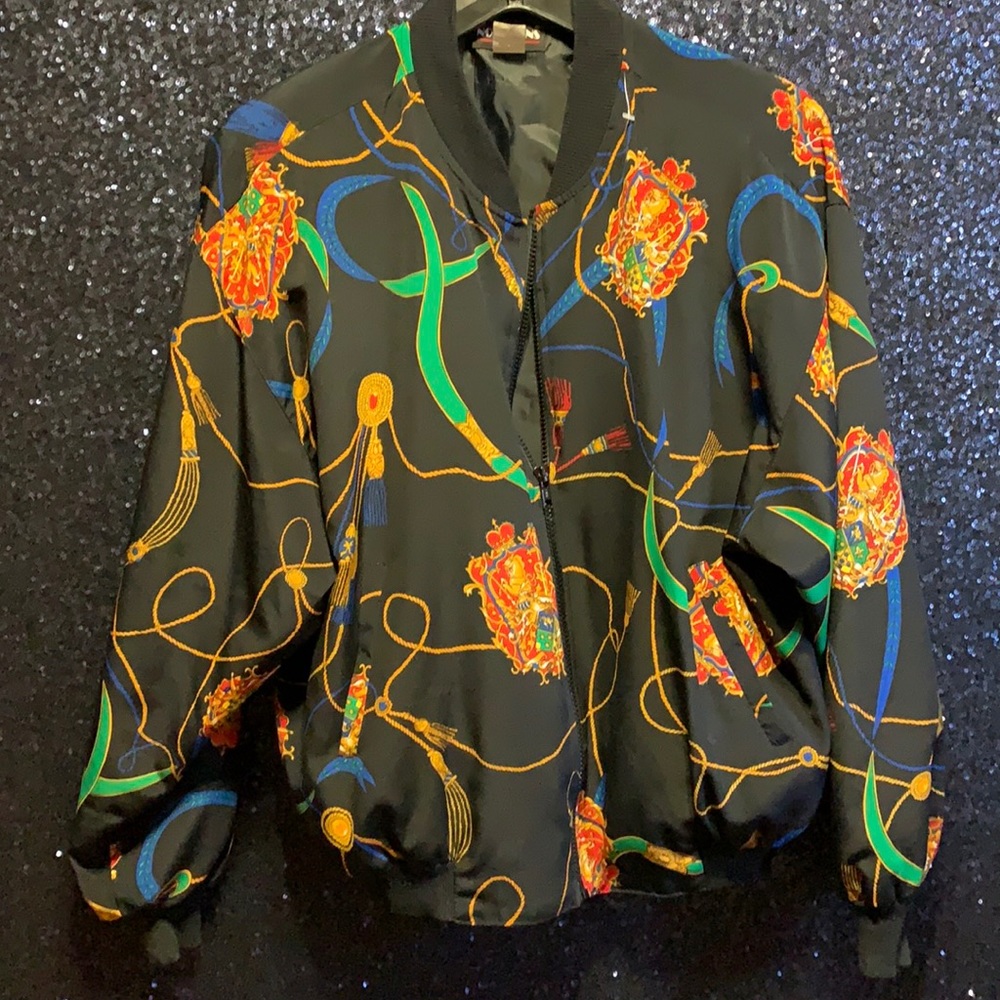 VINTAGE JERSEY STYLE ZIPUP LIGHT JACKET